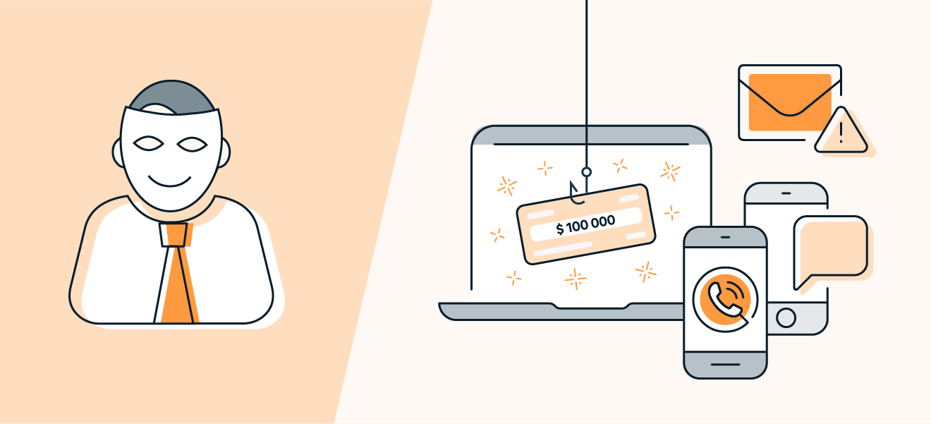 了解不同类型的诈骗和网络威胁，以保护您的私人数据免受身份盗窃。